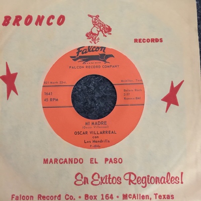 Oscar Villarreal Y Los Mandrills- Si Ella Se Va/Mi Madre 45'