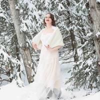 Snowfall Organza Bridal Skirt  - Thumbnail 4