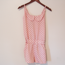 polka dotted romper (more colors)
