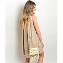 Sleeveless Taupe Dress 