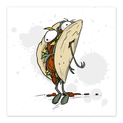 Del taco loco - 8x8 art print - by denis caron - Thumbnail 3