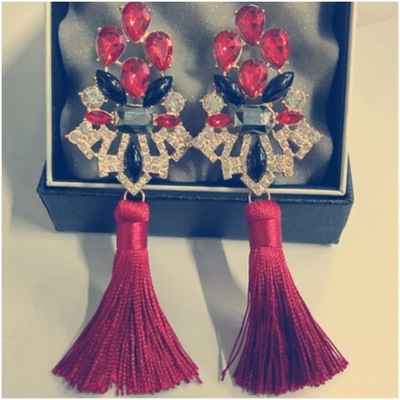 Bohemian statement earrings
