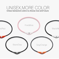 Power Ionics IDEA NECKLACE 4in1 Titanium/Ge/F.I.R/Tourmaine 3000ions/cc Waterproof Health Bio Sports Necklace - Thumbnail 1