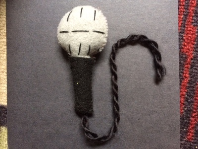 'The Mic' custom catnip toy!