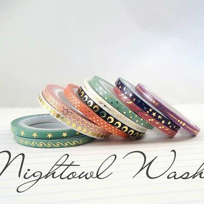 3mm foil washi- individual rolls
