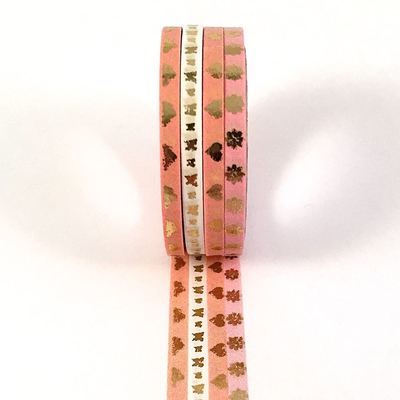 WUGHLI TAPE- Imperfect 3mm Washi Tape Rolls- DISCOUNTED