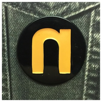 Backwards n Enamel Pin 010