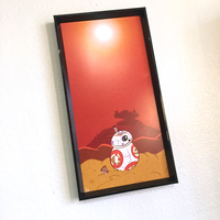 BB-Eight "I think I'm lost" illustration print - Thumbnail 1