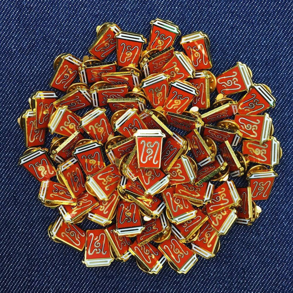 Caffeine Rush Enamel Pin