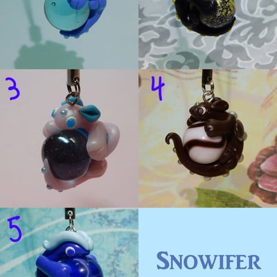 Dragon marble charms 1