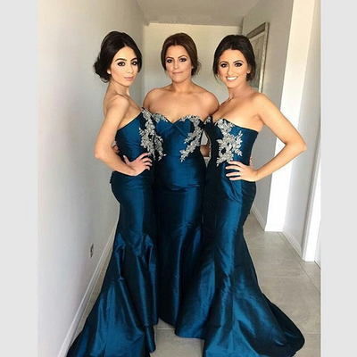 Long bridesmaid dress ,sweetheart bridesmaid dress,mermaid bridesmaid dress, bd149082