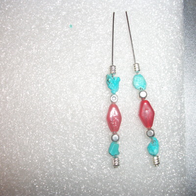 Genuine turquoise with cherry twist