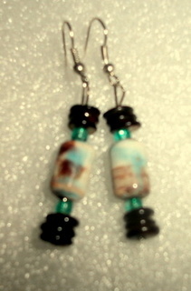 Marble Porcelain Delight earrings