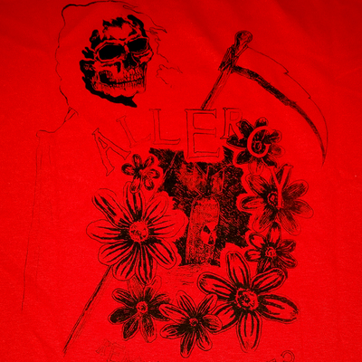 Allergy "remember peace? neither do i." t-shirt design