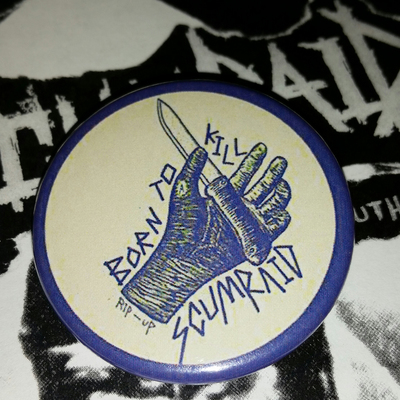 Scumraid 1.75" button