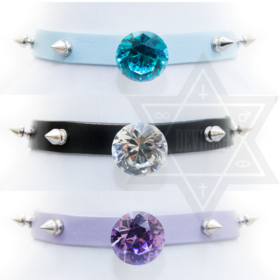 diamond girl choker