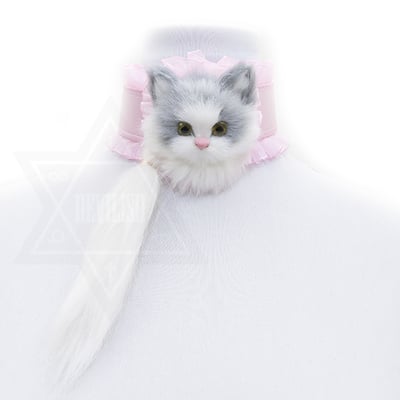 Fancy kitten choker