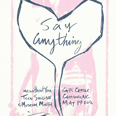 Say anything, cat's cradle, 2016