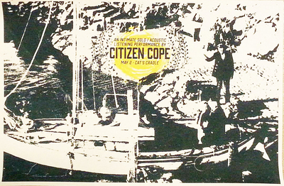 Citizen Cope, Cat's Cradle, 2016