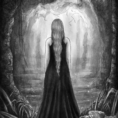 Tears in the mist - original artwork - Thumbnail 4