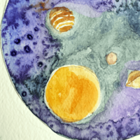 "Solar System" Print | Astronomy Art | Space Art - Thumbnail 1