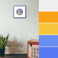 "Solar System" Print | Astronomy Art | Space Art - Thumbnail 4