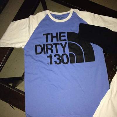 Dirty 130 baseball tee