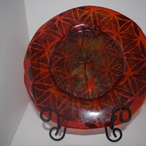Flower Of Life Decorative Plate