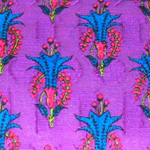 Purple Flowers Clutch - Thumbnail 1