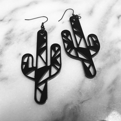 Sit on a cactus earrings 