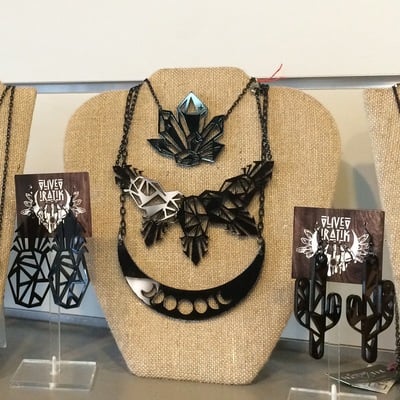 Pineapple statement necklace