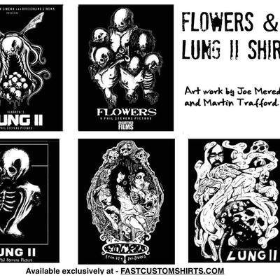 Flowers & lung ii shirts buy from fastcustomshirts.com