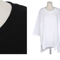 Slouchy Side Slit Tee - Thumbnail 3