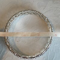 SWAROVSKI Sterling Silver Blue Sapphire Gossamer Bangle Bracelet - Thumbnail 3