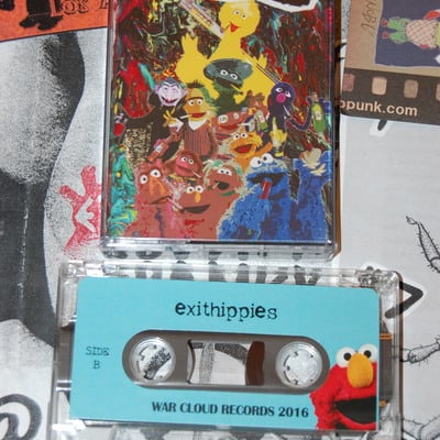 Exit hippies / aostrapos split cassette - Thumbnail 1