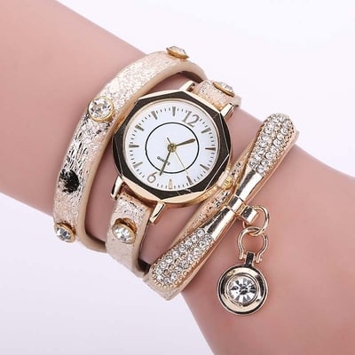 New Arrival! Women Fashion Bracelet Watch Luxury Ladies Dress Watch Vintage Quartz Clock