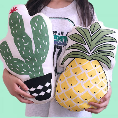 CACTUS & PINEAPPLE PILLOW