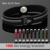 1000 ion Energy Bracelet Sport Silicon Wrist Band - Thumbnail 4