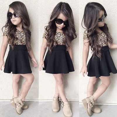 Cheyenne Leopard/Black Dress