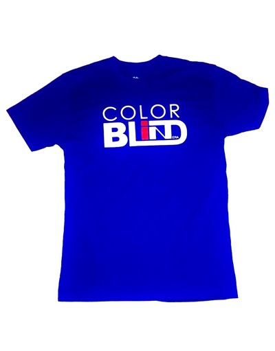 Original Color Blind Era Tee: Blue