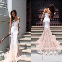 Lace Long Formal Evening Dress Mermaid Celebrity Pageant Party Prom Gowns For Teens - Thumbnail 1