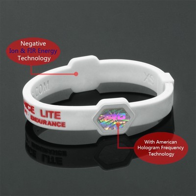 Bio elements energy silicone ion balance wristband power therapy health band bracelet
