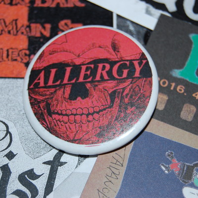 Allergy 1.75" button