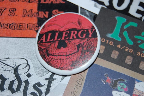 Allergy 1.75" button