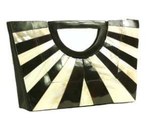 "Trapezoid" Handmade Shell purse