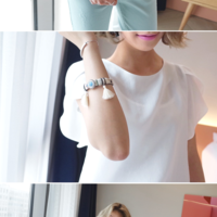 Tulip Sleeve Blouse - Thumbnail 2