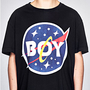 Free Shipping-PLANET BOY TEE IN BLACK-2