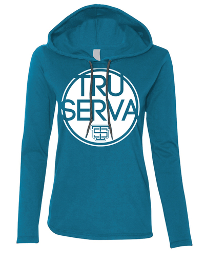 Ladies TRU-SERVA Long Sleeve Tee w/ Hood