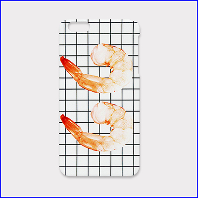 SHRIMP-GRID iPHONE CASE