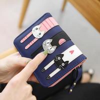 Harajuku cute cat wallet purse - Thumbnail 2